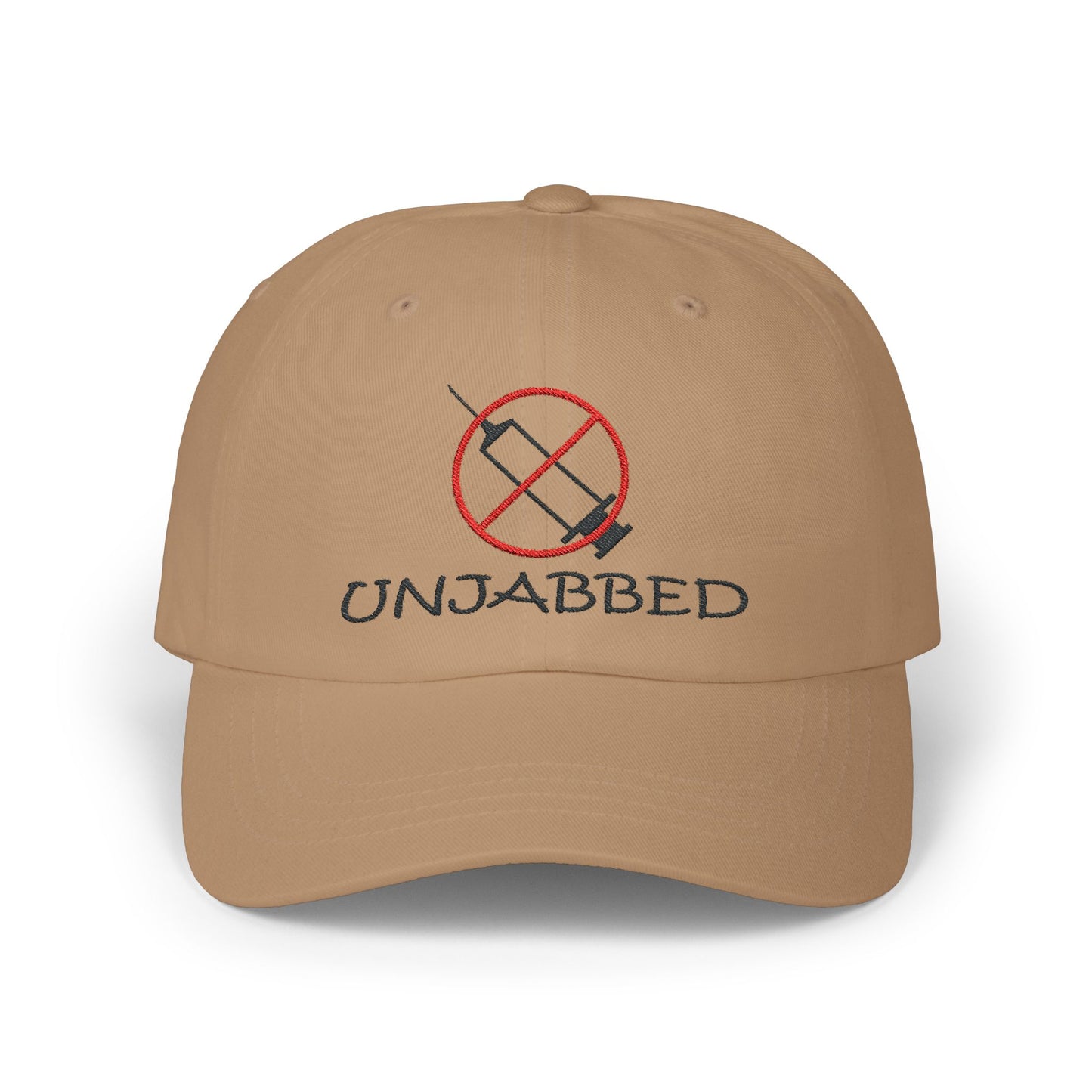 UNJABBED Embroidered Black/Red on Classic Cap