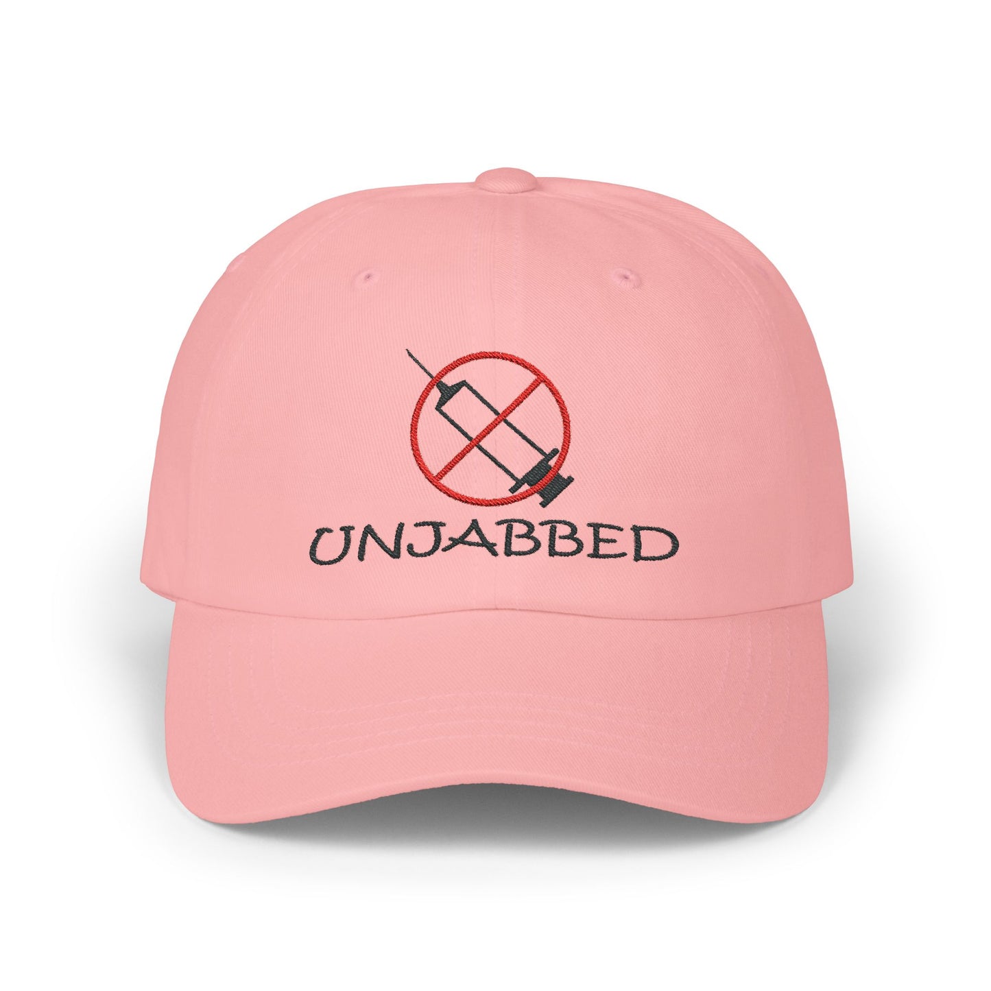 UNJABBED Embroidered Black/Red on Classic Cap